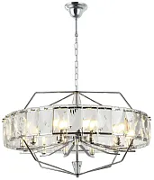 Люстра подвесная Avenue 2090/09/12C Stilfort прозрачная на 12 ламп, основание хром в стиле современный Люстра подвесная Avenue 2090/09/12C Stilfort прозрачная на 12 ламп, основание хром в стиле современный